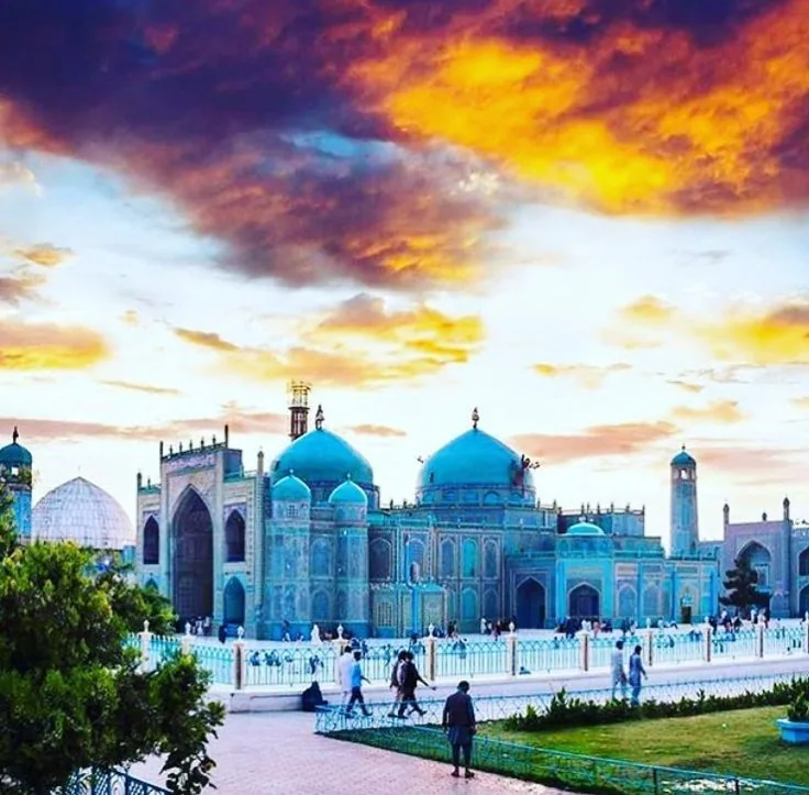 Blue Mosque in Balkh Mazar